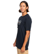 The Quiksilver Mens Range Life Front T-Shirt in Black