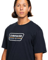 The Quiksilver Mens Range Life Front T-Shirt in Black