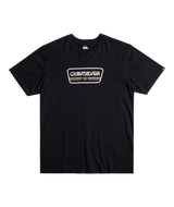 The Quiksilver Mens Range Life Front T-Shirt in Black