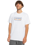 The Quiksilver Mens Range Life Front T-Shirt in White