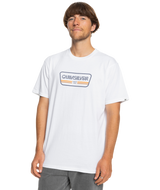 The Quiksilver Mens Range Life Front T-Shirt in White