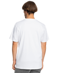 The Quiksilver Mens Range Life Front T-Shirt in White