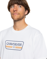 The Quiksilver Mens Range Life Front T-Shirt in White