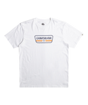 The Quiksilver Mens Range Life Front T-Shirt in White