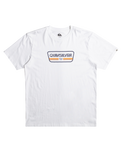 The Quiksilver Mens Range Life Front T-Shirt in White