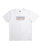 The Quiksilver Mens Range Life Front T-Shirt in White