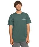 The Quiksilver Mens Omni Sign T-Shirt in Forest