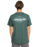 The Quiksilver Mens Omni Sign T-Shirt in Forest