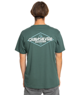 The Quiksilver Mens Omni Sign T-Shirt in Forest