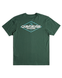 The Quiksilver Mens Omni Sign T-Shirt in Forest