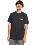 The Quiksilver Mens Omni Sign T-Shirt in Dark Navy