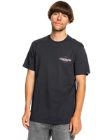 The Quiksilver Mens Omni Sign T-Shirt in Dark Navy