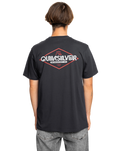 The Quiksilver Mens Omni Sign T-Shirt in Dark Navy