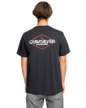 The Quiksilver Mens Omni Sign T-Shirt in Dark Navy