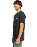 The Quiksilver Mens Omni Sign T-Shirt in Dark Navy