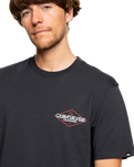 The Quiksilver Mens Omni Sign T-Shirt in Dark Navy