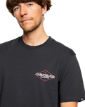 The Quiksilver Mens Omni Sign T-Shirt in Dark Navy