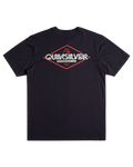 The Quiksilver Mens Omni Sign T-Shirt in Dark Navy