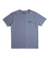 The Quiksilver Mens MW Logo T-Shirt in Flint Stone