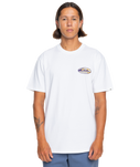 The Quiksilver Mens Retro Link T-Shirt in White