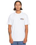 The Quiksilver Mens Retro Link T-Shirt in White