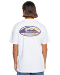 The Quiksilver Mens Retro Link T-Shirt in White