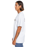 The Quiksilver Mens Retro Link T-Shirt in White