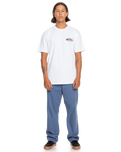 The Quiksilver Mens Retro Link T-Shirt in White