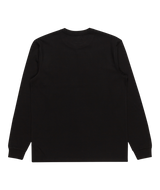 The Quiksilver Mens Diamond Logo Long Sleeve T-Shirt in Black