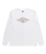 The Quiksilver Mens Diamond Logo Long Sleeve T-Shirt in White