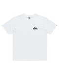 The Quiksilver Mens EV Mini Logo T-Shirt in White