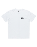 The Quiksilver Mens EV Mini Logo T-Shirt in White