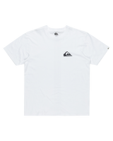 The Quiksilver Mens EV Mini Logo T-Shirt in White