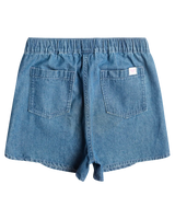 The Roxy Girls Girls Genial Moment Shorts in Medium Blue