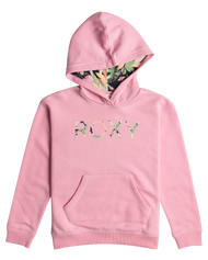 The Roxy Girls Girls Hope You Trust Hoodie in Prism Pink