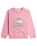 The Roxy Girls Girls Morning Hike A Sweatshirt in Prism Pink