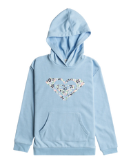 The Roxy Girls Girls Surf Feeling Hoodie in Bel Air Blue