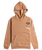 The Roxy Girls Girls Surf Feeling Hoodie in Camel