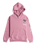 The Roxy Girls Girls Surf Feeling Hoodie in Mauve Orchid