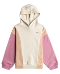 The Roxy Girls Girls Burnie Hoodie in Parchment