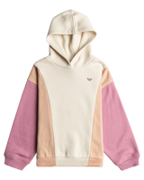 The Roxy Girls Girls Burnie Hoodie in Parchment