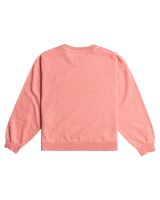 The Roxy Girls Girls Green and Blues Sweatshirt in Candlelight Peach