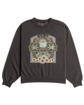 The Roxy Girls Girls Lineup Crew Sweatshirt in Phantom