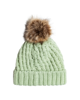 The Roxy Girls Girls Blizzard Beanie in Cameo Green