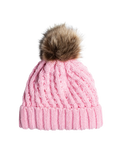 The Roxy Girls Girls Blizzard Beanie in Pink Frosting