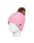 The Roxy Girls Girls Blizzard Beanie in Pink Frosting