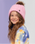 The Roxy Girls Girls Blizzard Beanie in Pink Frosting