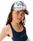 The Roxy Girls Girls Honey Coconut Trucker Cap in Naval Academy