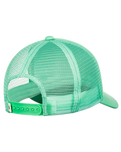 The Roxy Girls Girls Reggae Town Trucker Cap in Zephyr Green