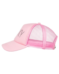 The Roxy Girls Girls Reggae Town Trucker Cap in Prism Pink